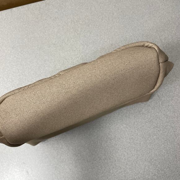 LUG Volley Matte Luxe Toiletry Bag Tan Quilted Zip Large 12x8.5" Cosmetic Makeup - Picture 10 of 10